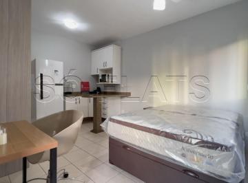 Apartamento · 24m² · 1 Quarto · 1 Vaga · Studio no New Studio contendo 24m², 1 dormitório e 1 vaga, disponível para locação em Pinheiros.