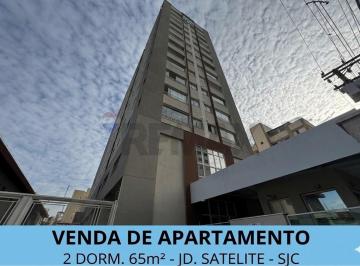 Apartamento · 65m² · 2 Quartos · 1 Vaga · VENDA APARTAMENTO 2 DORMITORIOS, 1 SUÍTE - 65m² - CONDOMINIO JD. EUROPA - JD. SATÉLITE - SÃO JOSÉ DO