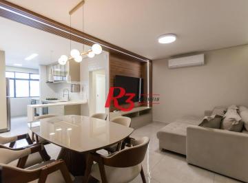 7756632ee7093abe88feb589a7b166f35a11e696 · Apartamento à venda, 74 m² por R$ 830.000,00 - Estuário - Santos/SP