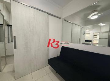 0cb640478c80b0b3d722bf18ceadc2373184168c · Studio com 1 dormitório para alugar, 27 m² por R$ 3.400,00/mês - Gonzaga - Santos/SP