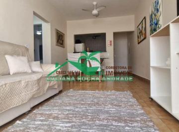 Apartamento · 92m² · 2 Quartos · 1 Vaga · Apartamento Pé na areia 2dorms., Centro, Mongaguá!