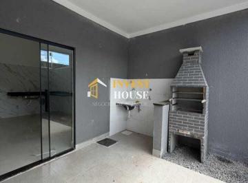 Casa · 70m² · 3 Quartos · 1 Vaga · Casa com 3/4 no porcelanato e cerca elétrica