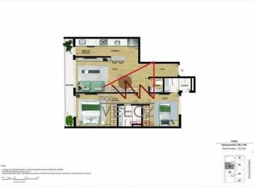 Apartamento · 72m² · 2 Quartos · 1 Vaga · Apartamento-À VENDA-Gávea-Rio de Janeiro-RJ