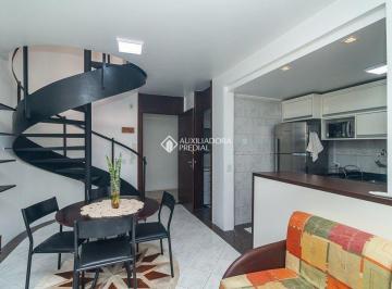 Apartamento · 63m² · 1 Quarto · Apartamento duplex mobiliado de 1 dormitório andar alto na Cidade Baixa