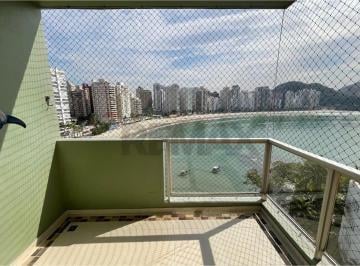 Apartamento · 90m² · 3 Quartos · 1 Vaga · Apartamento a venda Guarujá/SP 3 Quartos (2 suítes) Frente Mar Varanda Belíssima Vista Churrasqueira