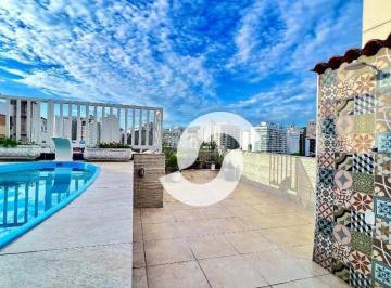 9bbeb2d29337c40f659d5f9a7c35ec231fa73ff2 · Cobertura com 5 dormitórios à venda, 228 m² por R$ 1.200.000,00 - Icaraí - Niterói/RJ