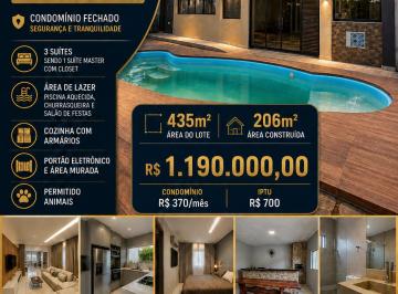 Casa de 3 quartos, Águas Claras · CASA À VENDA EM ARNIQUEIRAS | 3 SUÍTES | SUÍTE MASTER COM CLOSET | PISCINA AQUECIDA | CHURRASQUEIRA