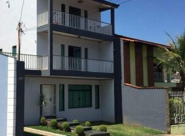 Casa · 416m² · 3 Quartos · 4 Vagas · Sobrado de Alto Padrão com 3 Suítes, Piscina, Salão de Festas e 416m² no Parque Espacial