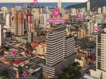 Apartamento · 32m² · 1 Quarto · 1 Vaga · APARTAMENTO 1 DORMITÓRIO NO CENTRO DE ITAJAI COM SACADA COM CHURRASQUEIRA
