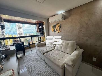 ddbe272aea1ef988e0224b8a69afb1dd1f34d4c7 · Apartamento com 3 dormitórios à venda, 102 m² por R$ 800.000,00 - Manaíra - João Pessoa/PB