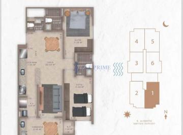Apartamento · 82m² · 2 Quartos · 2 Vagas · Apartamento para venda em Vila Guilhermina de 82.00m² com 2 Quartos, 2 Suites e 2 Garagens