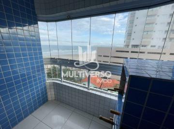 Apartamento · 42m² · 1 Quarto · 1 Vaga · Apartamento à venda na Praia Grande (Maracanã) com vista do mar | 1 dorm • Varanda gourmet • 1 vaga