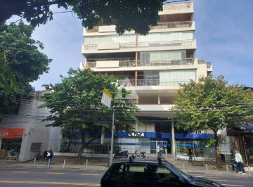 Fachada do prédio · Apartamento residencial frente, 116m², 2 quartos (1 suíte) com varanda e 1 vaga — Lagoa, Rio de Jane