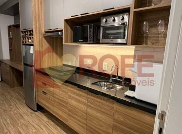 Apartamento · 30m² · 1 Quarto · 1 Vaga · STUDIO MOBILIADO PARA LOCAÇÃO | AIR BROOKLIN | 30m² | VARANDA INTEGRADA