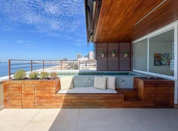 Apartamento · 275m² · 3 Quartos · 1 Vaga · 
                                Leme | Cobertura reformada com vista panorâmica para o mar de Copac