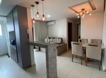 Apartamento · 55m² · 2 Quartos · 1 Vaga · Apartamento mobiliado disponível para locação no bairro Grand Ville em Uberlândia-MG