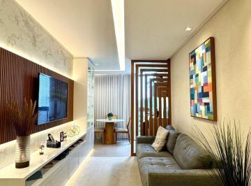 Apartamento · 86m² · 2 Quartos · 2 Vagas · Apartamento 2ª quadra do mar, andar alto, 86m², 2 quartos, 1 suíte, 2 vagas - Itapuã