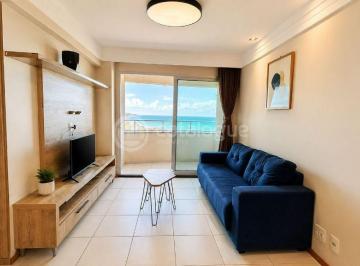 Apartamento · 57m² · 2 Quartos · 1 Vaga · Aluguel de 2 quartos vista mar Mobiliado