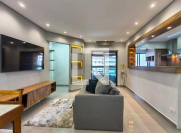 Apartamento · 60m² · 1 Quarto · 1 Vaga · Apartamento para Aluguel - Guilhermina, 1 Quarto,  60 m² - Praia Grande