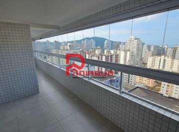 Apartamento · 89m² · 2 Quartos · 2 Vagas · Apartamento para alugar em Canto Do Forte de 89.00m² com 2 Quartos, 2 Suites e 2 Garagens
