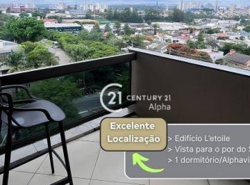 77148e4917904fd2194b80c5c26cf0b401c45f39 · Apartamento com 1 dormitório à venda, 61 m² por R$ 640.000,00 - Alphaville Industrial - Barueri/SP