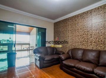 Sala · Sobrado com 3 dormitórios à venda, 135 m² por R$ 530.000,00 - Jardim Santo Alberto - Santo André/SP