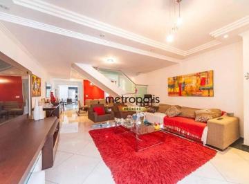 Sala · Sobrado com 3 dormitórios à venda, 235 m² por R$ 850.000,00 - Vila Scarpelli - Santo André/SP