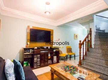 Sala · Sobrado com 4 dormitórios à venda, 181 m² por R$ 1.150.000,00 - Vila Scarpelli - Santo André/SP