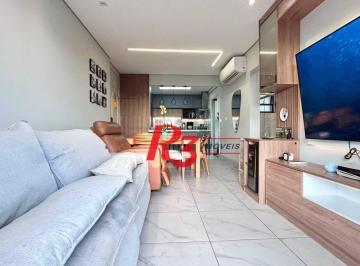 ab5d03ade336d84d1519d5084bee6e0b84df283a · Apartamento com 2 dormitórios à venda, 82 m² por R$ 900.000,00 - Embaré - Santos/SP