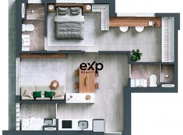 Apartamento · 52m² · 1 Quarto · 2 Vagas · Bosque Alphagran | 54m2 | Visita Infinita e permanente