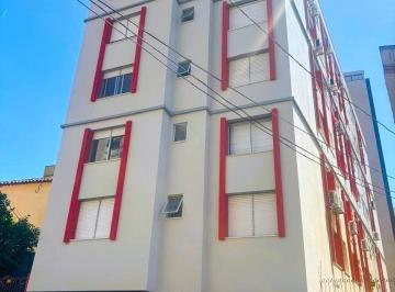 Fachada · Cobertura 1 dormitório semi mobiliada com piscina e vaga no Bom Fim