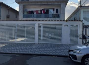 Casa · 47m² · 2 Quartos · 1 Vaga · Casa Sobreposta Alta 2 Quartos em Samambaia, Praia Grande - R$260mil