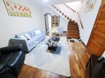 Casa · 185m² · 3 Quartos · 2 Vagas · Sobrado Residencial em Vila Guarani, Santo André – 3 Dormitórios
