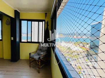 Apartamento · 103m² · 2 Quartos · 1 Vaga · Apartamento 2 dormitórios incrível com deck vista mar garagem BOX fechada na Ponta da Praia em Santo