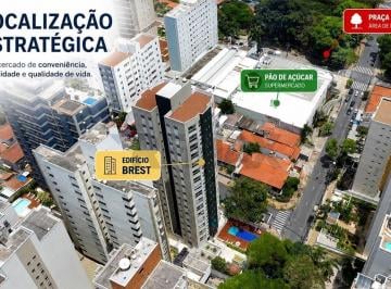 Apartamento · 51m² · 1 Quarto · 1 Vaga · Apartamento para locação no Cambuí com espaço gourmet e área de lazer completa