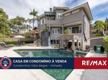 Casa · 529m² · 4 Quartos · 4 Vagas · CASA COM 4 SUÍTES, SENDO 3 NA ÁREA ÍNTIMA PARA VENDA - CONDOMÍNIO VISTA ALEGRE SEDE - VINHEDO