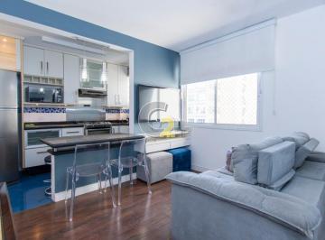 Apartamento · 51m² · 2 Quartos · 1 Vaga · Apartamento mobiliado para locação em Pinheiros, 2 quartos, sem vaga