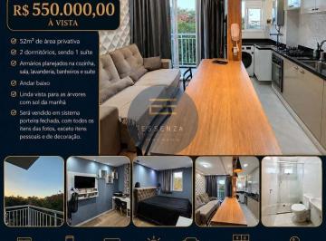 Apartamento · 52m² · 2 Quartos · 1 Vaga · Go Maraville - Apartamento a Venda Porteira Fechada no Condomínio Go Maraville Jundiaí