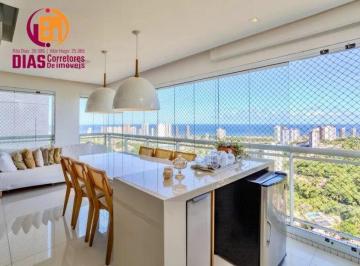 Apartamento · 131m² · 4 Quartos · 2 Vagas · Vendo impecável Apartamento reformado com 131m2, varanda gourmet vista mar, 4/4, 2 vagas - Greenvill