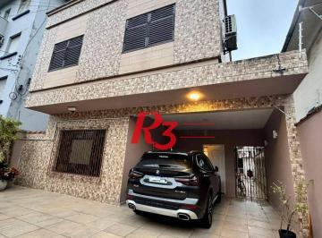 5288225aace453a243b3aa37b135eaa8a5594cea · Sobrado com 4 dormitórios à venda, 276 m² por R$ 2.000.000,00 - Boqueirão - Santos/SP