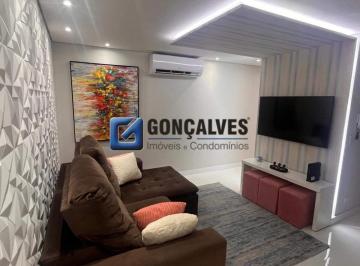Apartamento · 83m² · 2 Quartos · 2 Vagas · Apartamento 2 suítes (83m²) mobiliado com 2 vagas em Vila Scarpelli – Santo André/SP