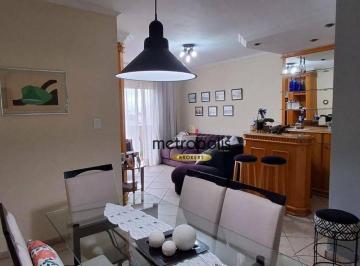 Sala · Apartamento com 3 dormitórios à venda, 113 m² por R$ 645.000,00 - Santa Maria - São Caetano do Sul/S