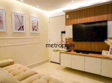 Sala · Apartamento com 2 dormitórios à venda, 63 m² por R$ 830.000,00 - Jardim - Santo André/SP