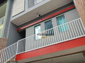 Fachada · Sobrado com 3 dormitórios à venda, 249 m² por R$ 745.000,00 - Jardim Las Vegas - Santo André/SP