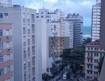 cca165001892ff569fc6d68e1bab3be75c5ea59d · Apartamento com 2 dormitórios à venda, 100 m² por R$ 780.000,00 - Gonzaga - Santos/SP