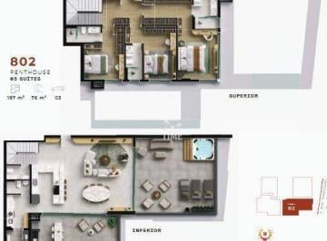 40ffcab8fdccf0cd17f28d6c507ed080b8c62007 · Cobertura Duplex com 3 suítes à venda no Alto da Rua XV, em Curitiba