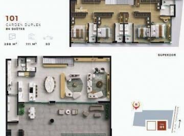 3e74fbd33b42c75b7e7bfcbb1b9a66e8adb63000 · Apartamento Garden Duplex com 4 suítes à venda no Alto da Rua XV, em Curitiba