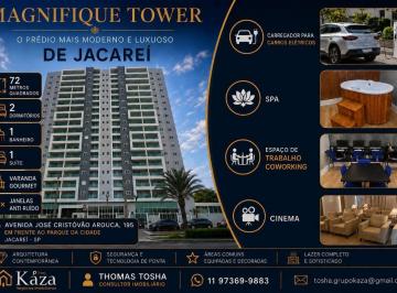 Apartamento de 2 quartos, Jacareí · Apartamento - Magnifique Tower - Centro - 2 Dormitórios - 72m².