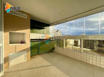 Apartamento · 133m² · 3 Quartos · 2 Vagas · Apartamento com 3 dormitórios para alugar, 134 m² por R$ 7.000,00/mês - Canto do Forte - Praia Grand