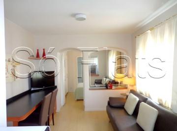 Apartamento · 42m² · 1 Quarto · 1 Vaga · Flat disponível para locação no Mont Clair com 42m², 1 dormitório e 1 vaga de garagem.
